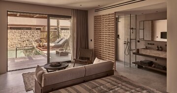 Theros All Suite Hotel - suita s bazénom - letecky zájazd CK Turancar - Lambi, Kos