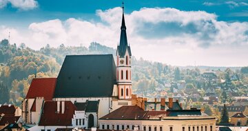 CK Turancar, autobusový poznávací zájazd, Praha - zámky a hrady v Čechách, Český Krumlov, kostol sv. Víta