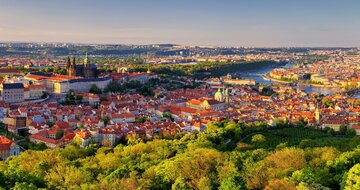 CK Turancar, autobusový poznávací zájazd, Praha - zámky a hrady v Čechách, Praha, panoráma mesta