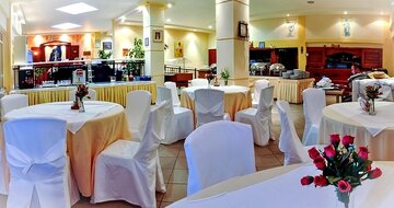 Hotel Potos - reštaurácia - autobusový zájazd CK Turancar - Grécko, Thasos, Limenariaria