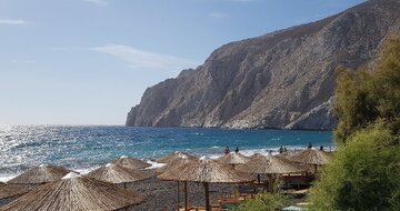 Kamari beach Santorini - letecký zájazd CK TURANCAR