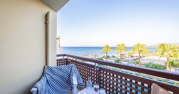 Santa Marina Plaza Giannoulis - izba s výhľadom na more - letecký zájazd CK Turancar - Kréta, Agia Marina