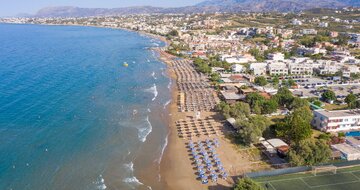Santa Marina Plaza Giannoulis - pláž - letecký zájazd CK Turancar - Kréta, Agia Marina