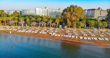 Eftalia Aqua Resort - pláž - letecký zájazd CK Turancar - Turecko, Türkler