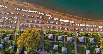 Eftalia Aqua Resort - pláž - letecký zájazd CK Turancar - Turecko, Türkler