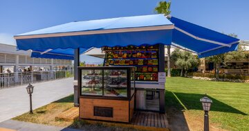 Crystal Centro - stánok s ovocím - letecký zájazd CK Turancar - Turecko, Lara