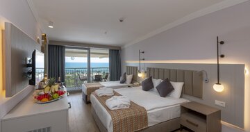 Seher Kumköy Star - štandardná izba s výhľadom na more - letecký zájazd od CK Turancar - Turecko, Kumköy