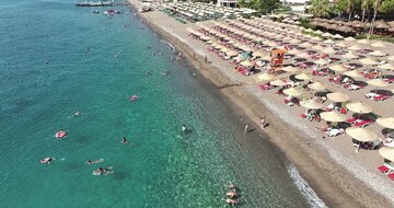 Club Boran Mare Beach - pláž - letecký zájazd CK Turancar - Turecko, Kemer