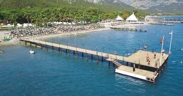 Champion Holiday Village - pláž - letecký zájazd CK Turancar - Turecko, Kemer