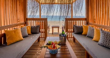 Swandor Hotels & Resort - plážový pavilón - letecký zájazd CK Turancar - Turecko, Kemer