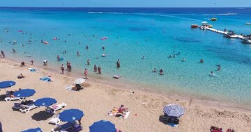 Iliada Beach Hotel– pláž – letecký zájazd CK Turancar – Cyprus, Protaras