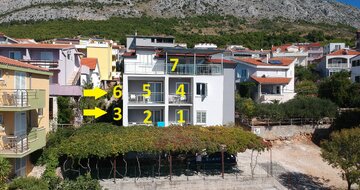 Villa Lana - apartmánový dom - autobusový zájazd CK Turancar - Chorvátsko, Omiš, Nemira