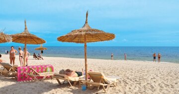 Concorde Green Park Palace – pláž – letecký zájazd CK Turancar – Tunisko, Port El Kantaoui