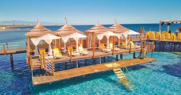 Salamis Bay Conti – pláž – letecký zájazd CK Turancar – Severný Cyprus - Famagusta