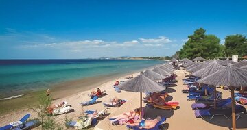 Portes Beach – pláž – letecký zájazd CK Turancar – Chalkidiki - Nea Potidea