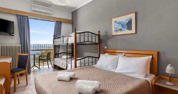 Stefania Beach Hotel – izba – letecký zájazd CK Turancar – Grécko - Evia