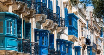 . Letecký poznávací zájazd CK Turancar, Malta – historická mozaika, Iconic architecture in Valletta Malta