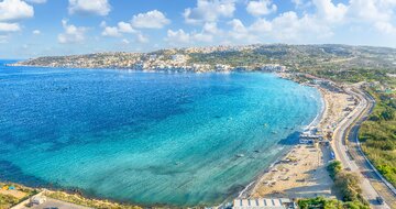 . Letecký poznávací zájazd CK Turancar, Malta – historická mozaika, Landscape with Mellieha