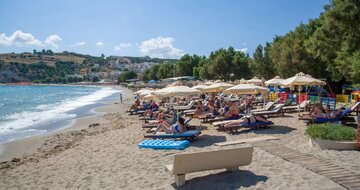 Kalyves Beach Hotel - pláž-letecký zájazd CK Turancar - Kréta, Karvos