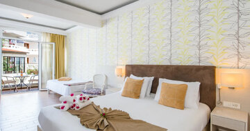 Kalyves Beach Hotel - dvojlôžková izba s výhľadom na more -letecký zájazd CK Turancar - Kréta, Karvos