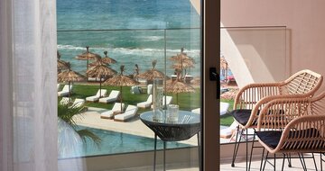Pepper Sea Club Hotel - dvojlôžková izba s výhľadom na more - letecký zájazd CK Turancar - Kréta, Karvos