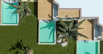 Kalyves Beach Hotel - letecký záber na hotel -letecký zájazd CK Turancar - Kréta, Karvos