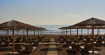 Atlantica Amalthia Beach Resort- pláž- letecký zájazd CK Turancar - Kréta, Karvos