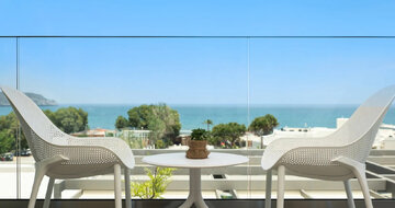 Atlantica Amalthia Beach Resort- výhľad na more- letecký zájazd CK Turancar - Kréta, Karvos
