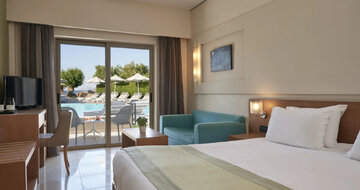 Atlantica Amalthia Beach Resort- dvojlôžková izba- letecký zájazd CK Turancar - Kréta, Karvos