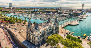 CK Turancar, Letecký poznávací zájazd, Španielsko, Barcelona, prístav Vell 