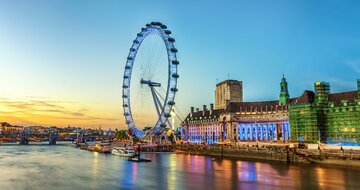 CK Turancar, Letecký poznávací zájazd,  Veľká Británia, Londýn, London Eye