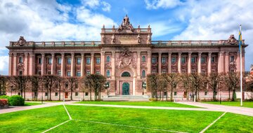 CK Turancar, Letecký poznávací zájazd, Švédsko, Štokholm, parlament Riksdag