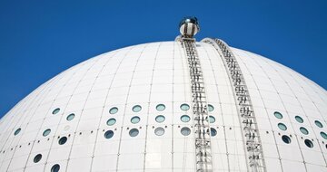 CK Turancar, Letecký poznávací zájazd, Švédsko, Štokholm, Ericsson Globe SkyView