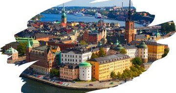CK Turancar, Letecký poznávací zájazd, Švédsko, Štokholm, leták