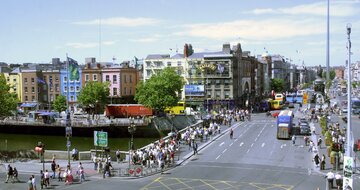 Letecký poznávací zájazd Dublin a južné Írsko Dublin O Connell Brigde