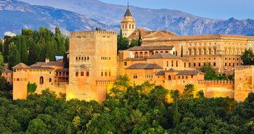 Letecký poznávací zájazd Andalúzia s pobytom pri mori, Granada, Alhambra palace