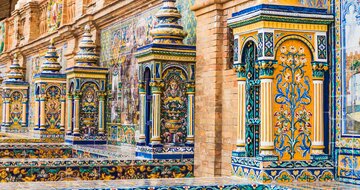 CK Turancar, Letecký poznávací zájazd, Španielsko,Andalúzia - križovatka kultúr, Sevilla, Španielske námestie