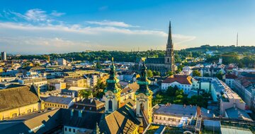 CK Turancar, autobusový poznávací zájazd, Česko a Rakúsko, Linz - katedrála a panoráma mesta