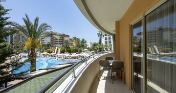 Hotel My Home Resort - balkón - letecký zájazd CK Turancar - Turecko, Avsallar