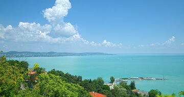 CK Turancar, autobusový poznávací zájazd, Maďarsko, Balaton - panoráma