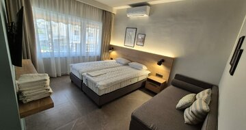 Apartmány Glaros - izba superior - letecká doprava CK Turancar (Paralia - Olympská riviéra)