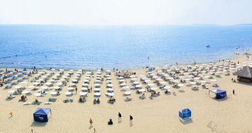 Hotel Mena Palace - pláž - letecký zájazd CK Turancar - Bulharsko, Slnečné pobrežie
