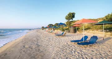 Euro Village Achilleas - pláž - letecky zájazd CK Turancar - Mastichari, Kos