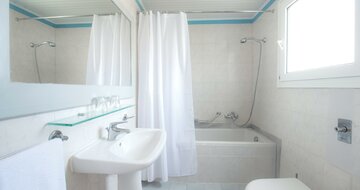Euro Village Achilleas - kúpelňa v izbe SV- letecky zájazd CK TURANCAR Kos  Mastichari