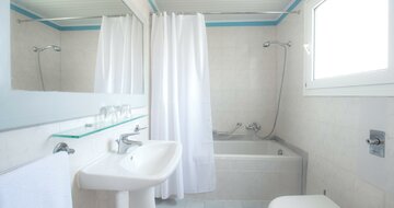 Euro Village Achilleas - kúpelňa v izbe SV- letecky zájazd CK Turancar - Mastichari, Kos