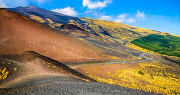 CK Turancar, Letecký poznávací zájazd, Sicília a Liparské ostrovy, Etna