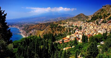 CK Turancar, Letecký poznávací zájazd, Sicília, Taormina