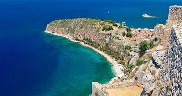 Kombinovaný poznávací zájazd-Veľký okruh Gréckom- Nafplio-výhľad z pevnosti Palamidi