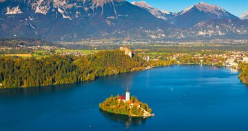 Autobusový poznávací zájazd, Slovinsko a Plitvické jazerá, Bled, Bledské jazero