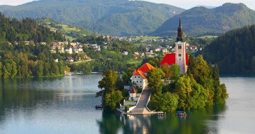 Autobusový poznávací zájazd, Slovinsko a Plitvické jazerá, Bled, Bledské jazero